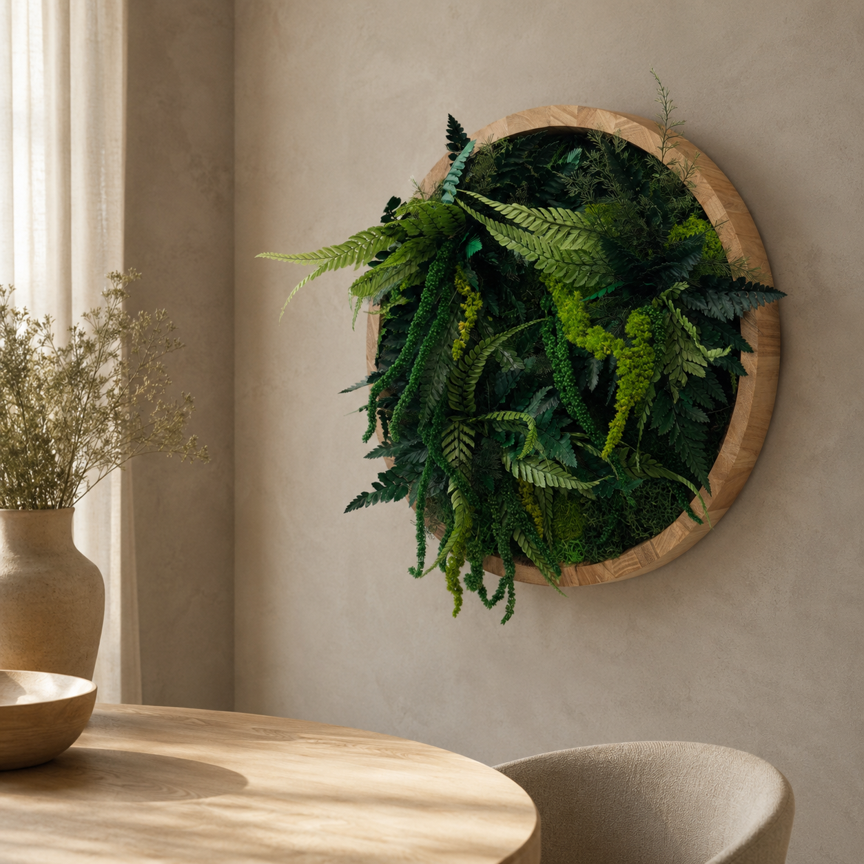 Mooskreis Botanical Circle für natürliche Wandgestaltung