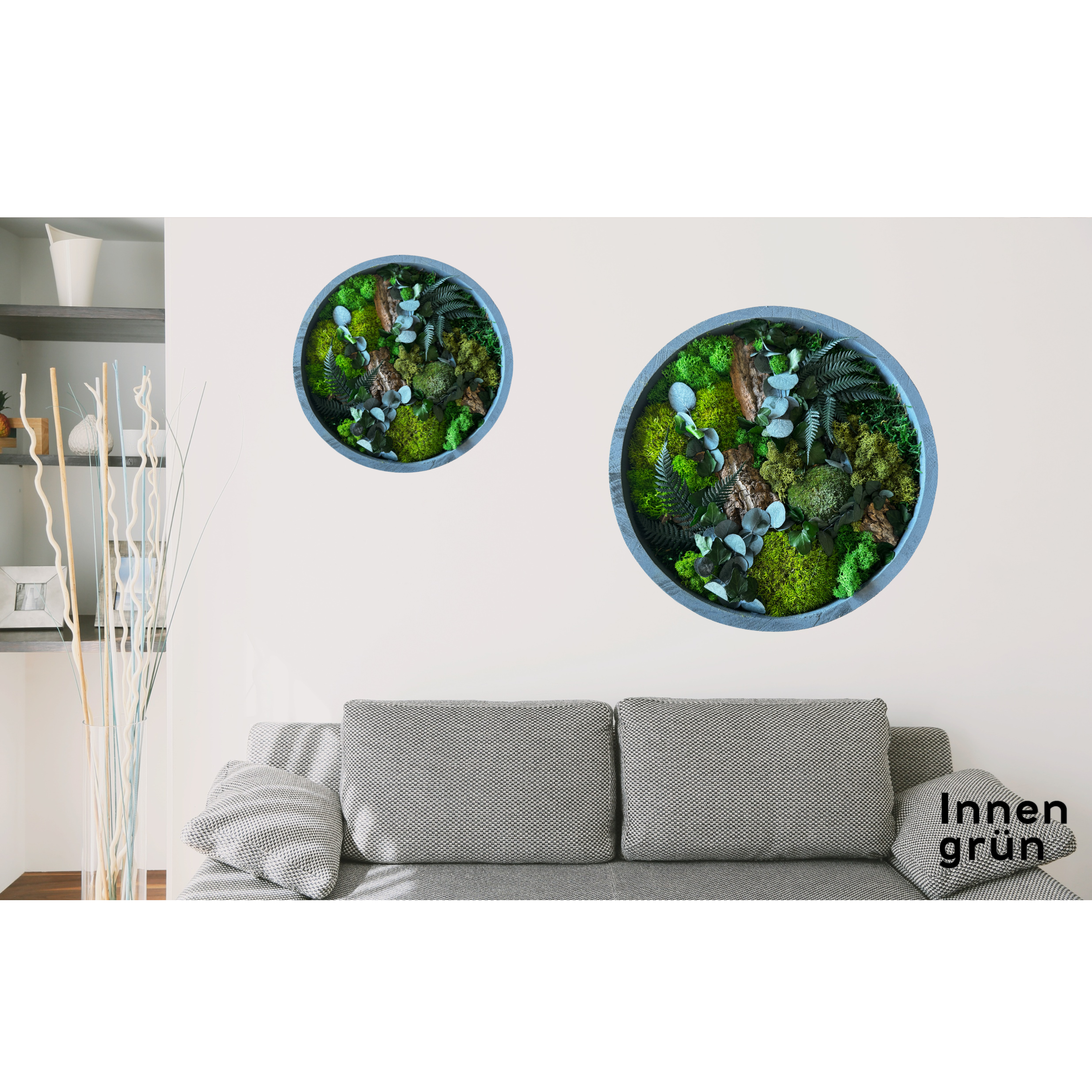 Mooskreis Dschungel mit Rahmen